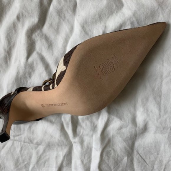 Manolo Blahnik pump 9B animal print - Picture 4 of 4